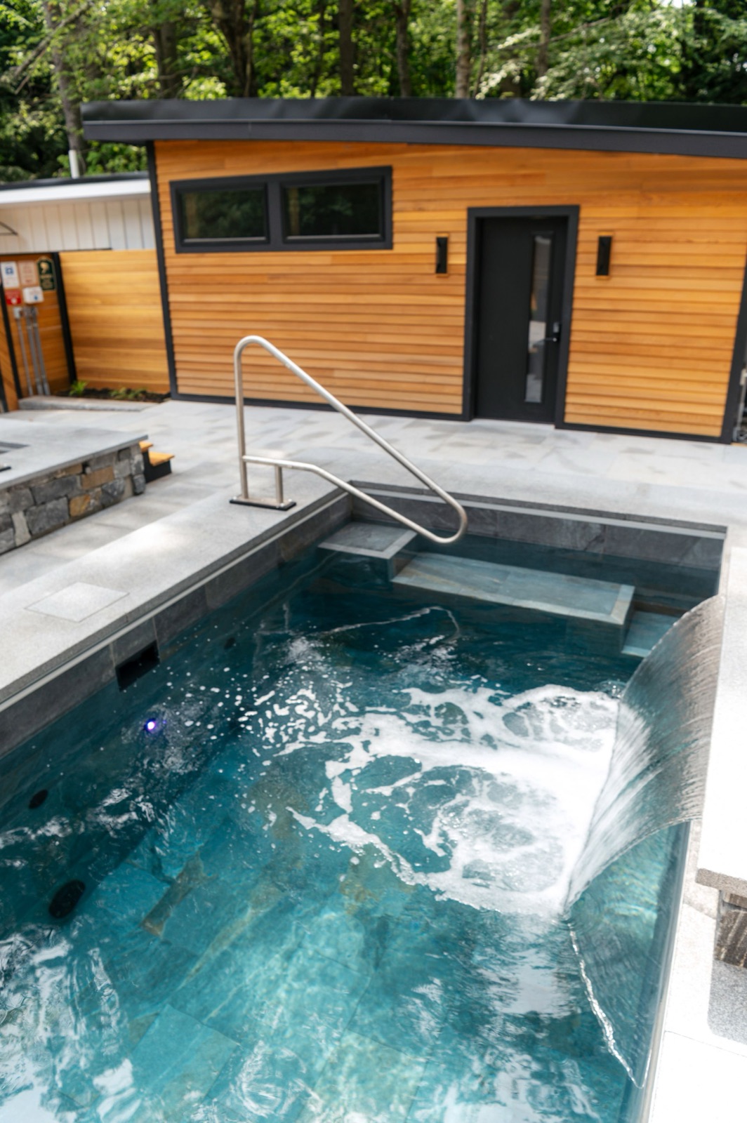 Custom pool house build